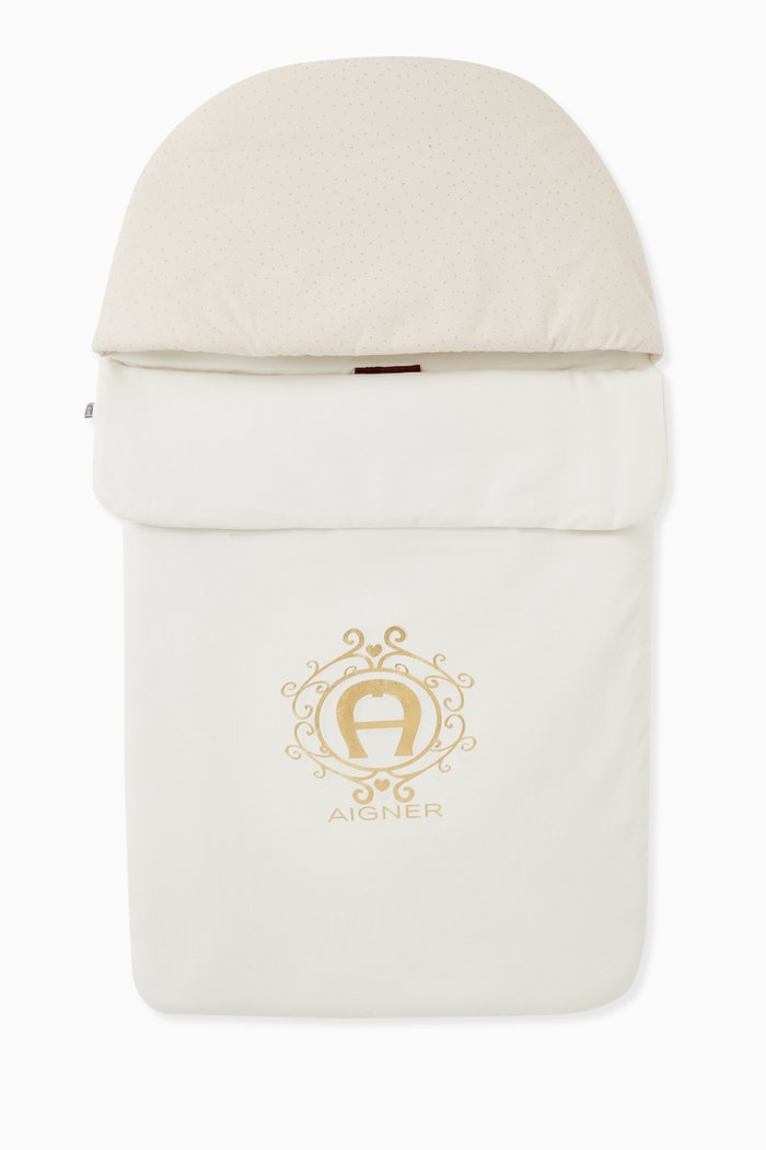 

Logo Sleeping Bag in Pima Cotton Jersey, Neutral