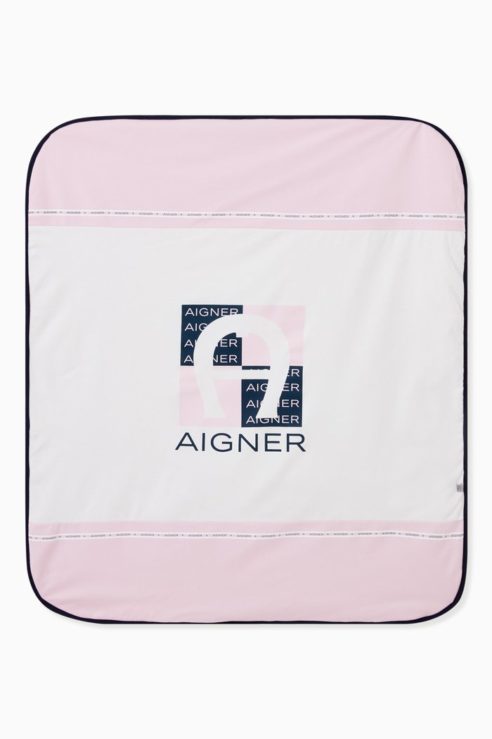

Logo Blanket in Pima Cotton, Pink