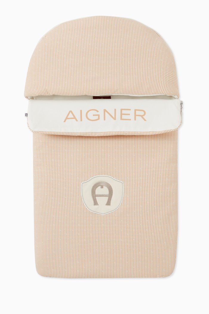 

Logo Sleeping Bag in Pima Cotton Jersey, Neutral