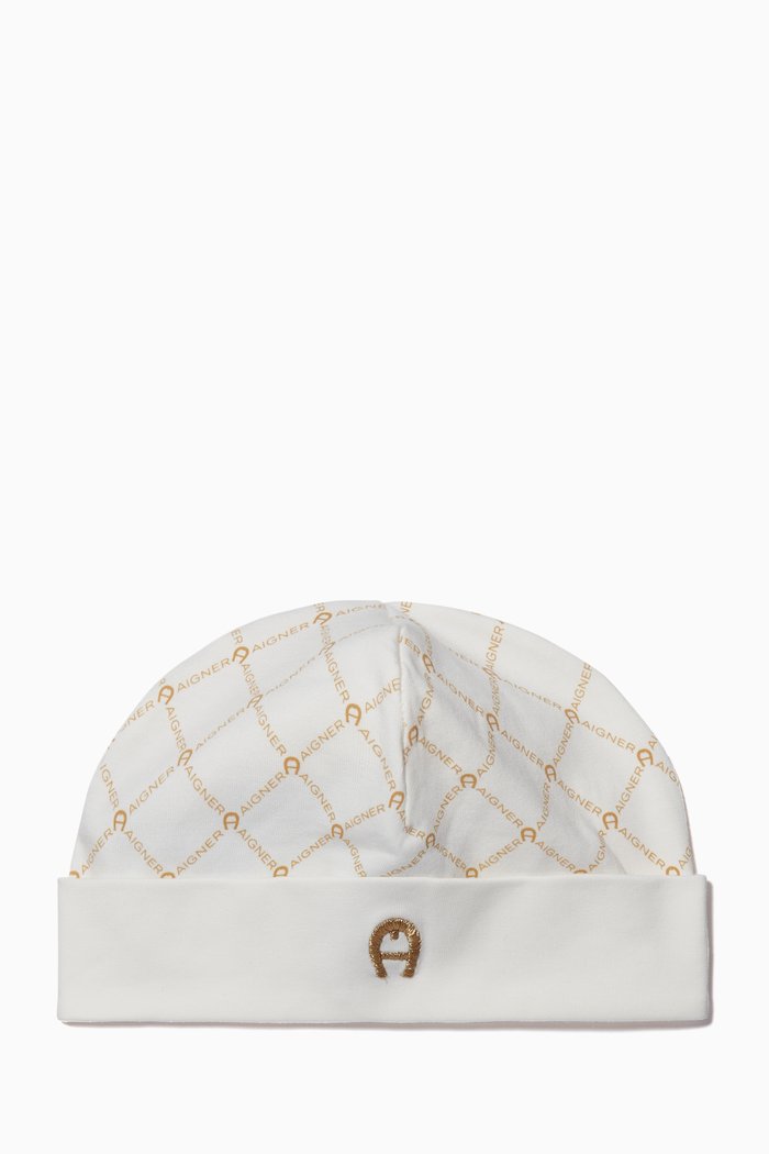 

Embroidered Logo Hat in Pima Cotton Jersey, Neutral