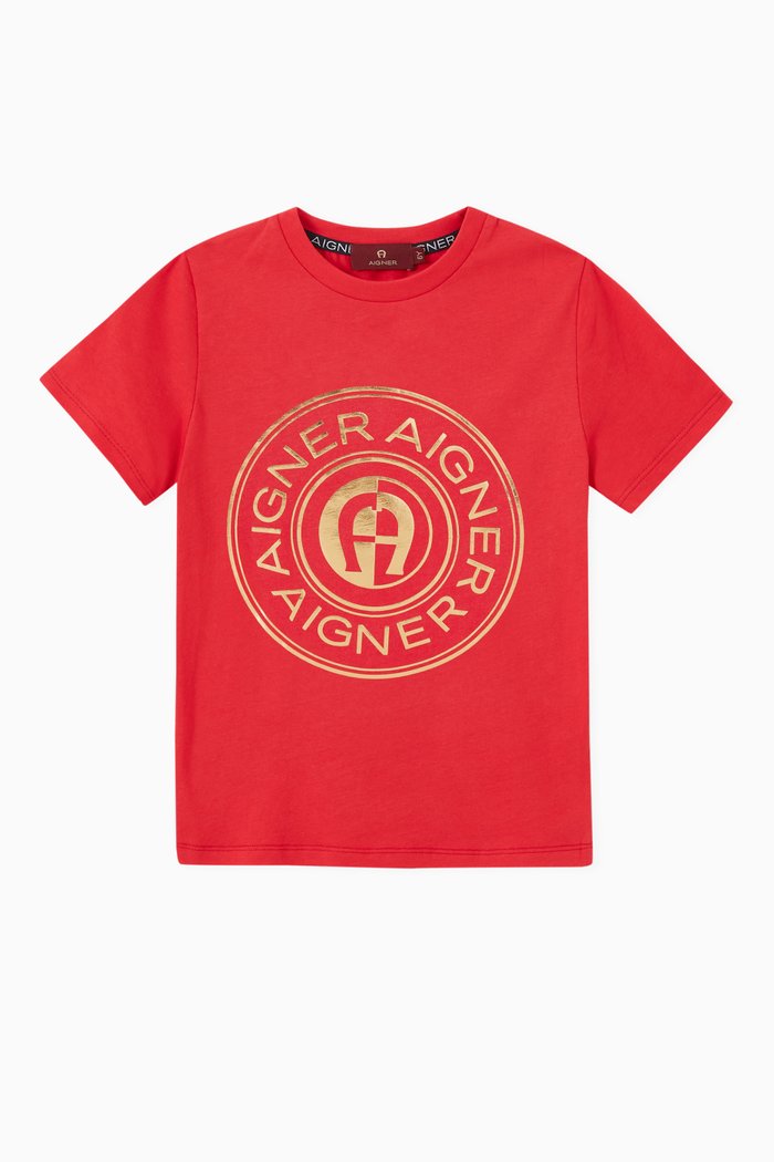 

Logo T-shirt in Jersey, Red