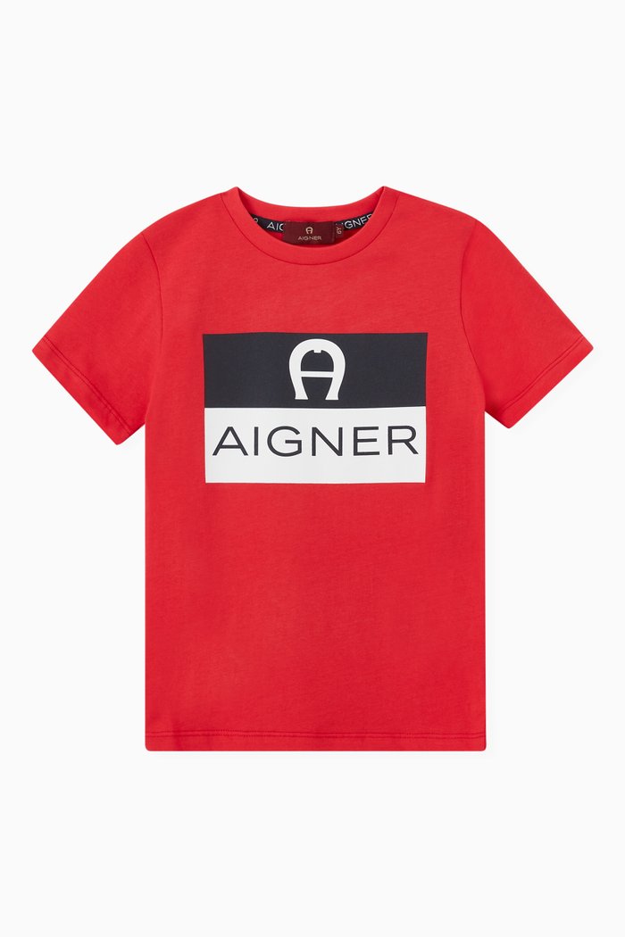 

Logo T-shirt in Jersey, Red