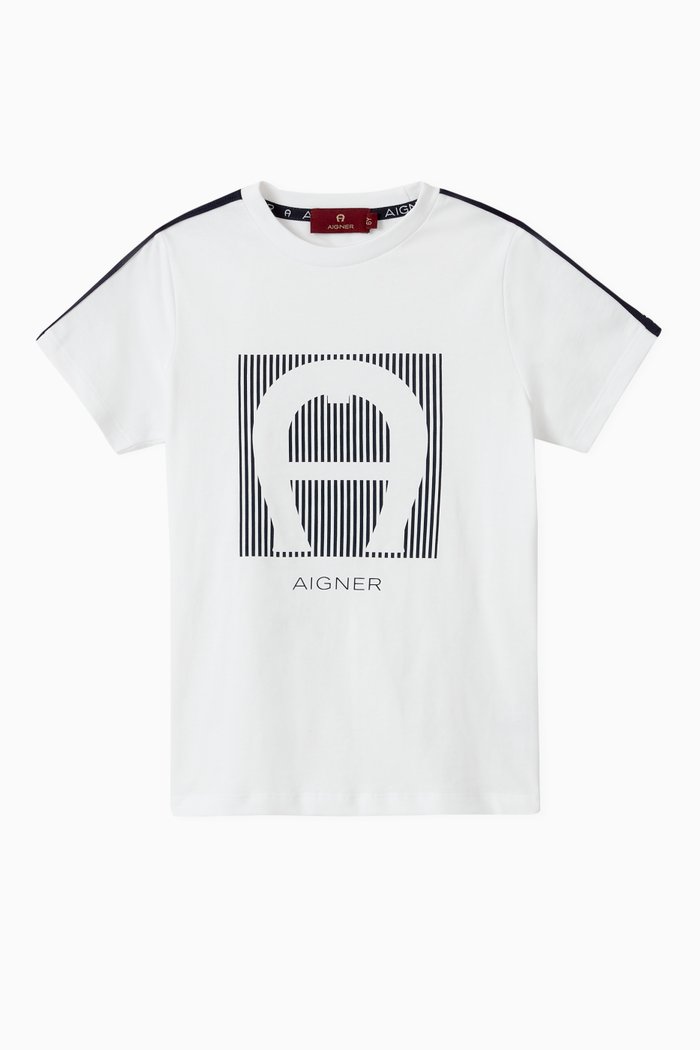 

Square Logo T-shirt in Cotton, White