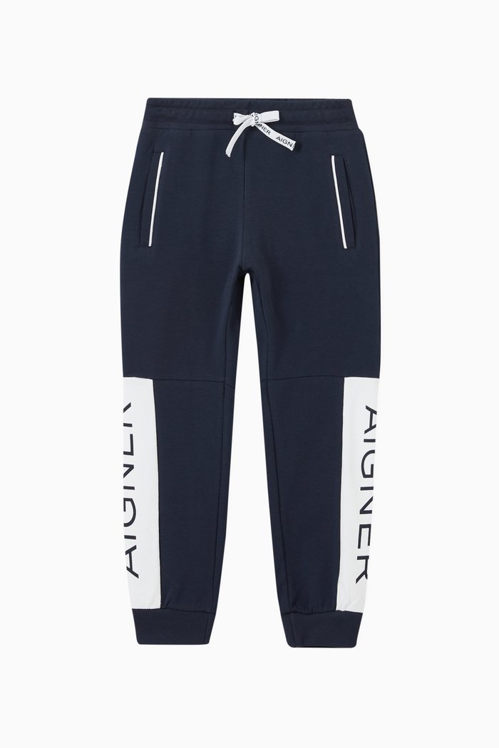 

Logo Track Pants in Jersey, Blue