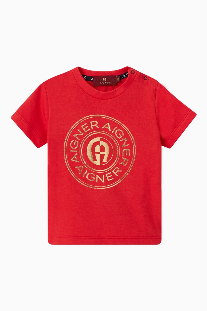 

Logo T-shirt in Cotton Jersey, Red