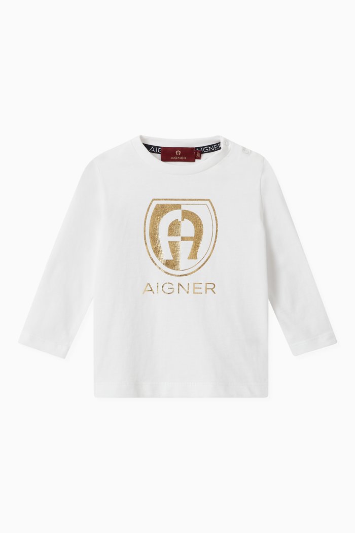 

Logo T-shirt in Cotton Jersey, White