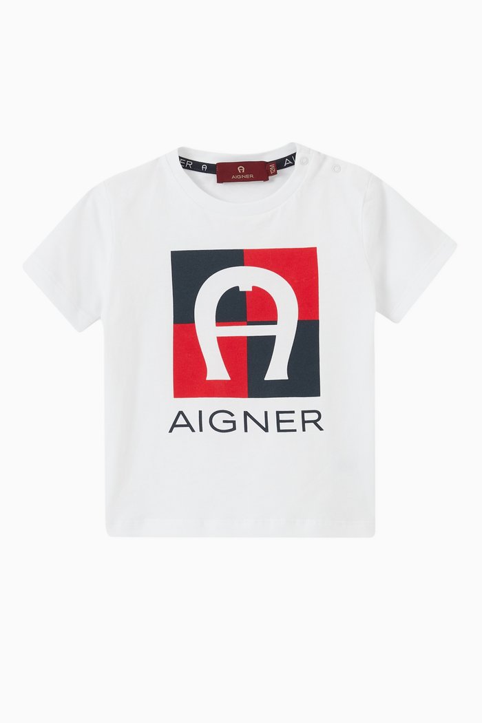 

Logo T-shirt in Jersey, White