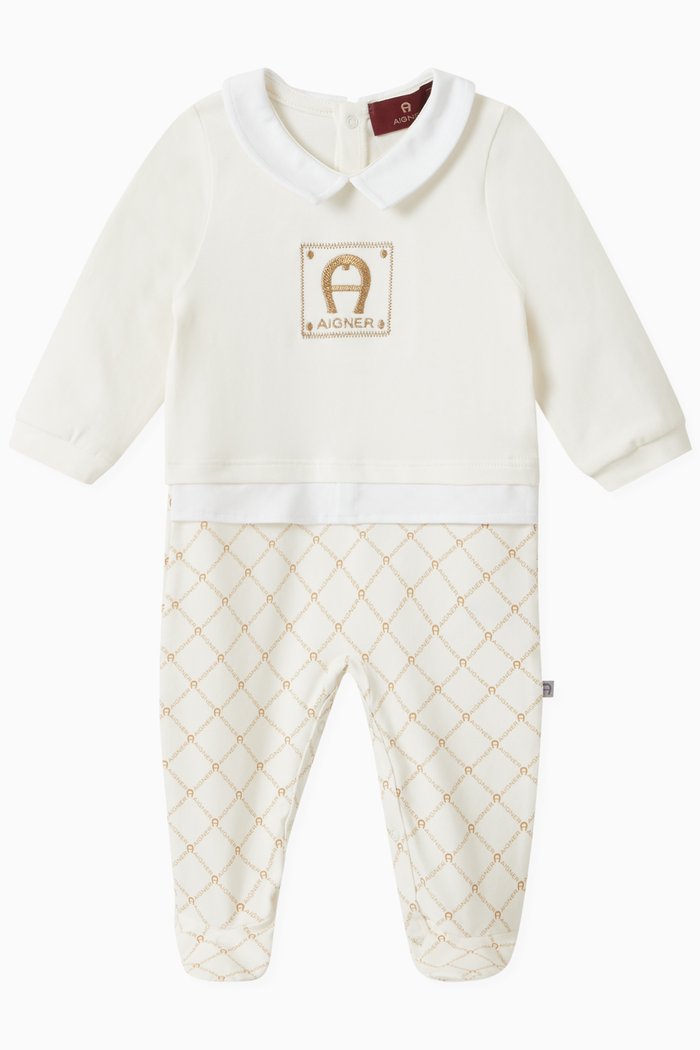 

Logo Babygrow in Pima Cotton Jersey, Neutral