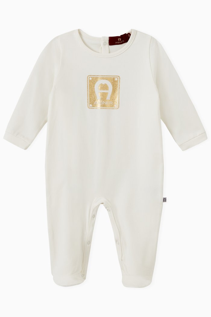 

Logo Babygrow in Pima Cotton Jersey, Neutral