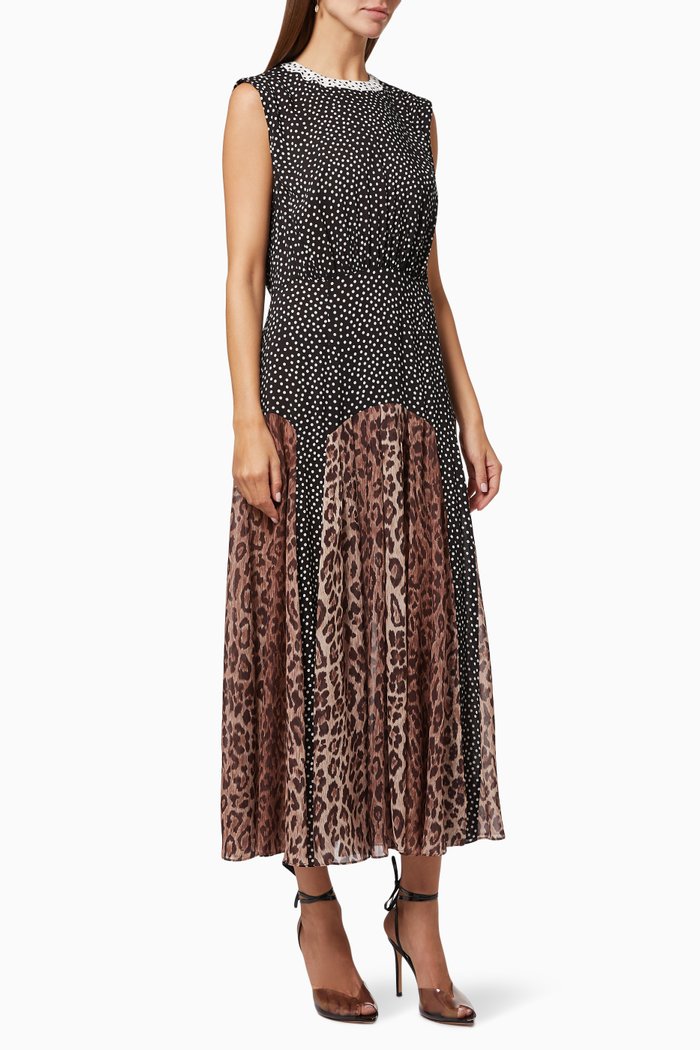 

Coralie Dress in Crêpe, Black