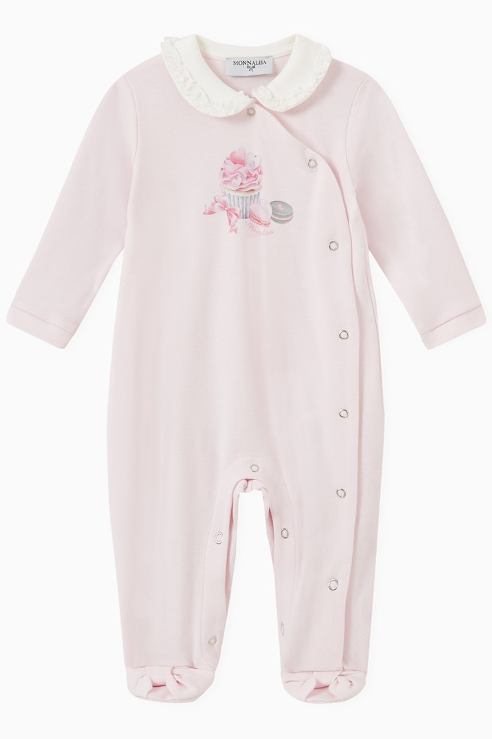 

Muffin Print Pyjamas in Cotton, Pink