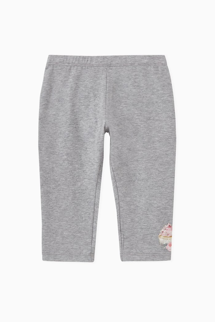 

Muffin Print Leggings in Cotton, Grey