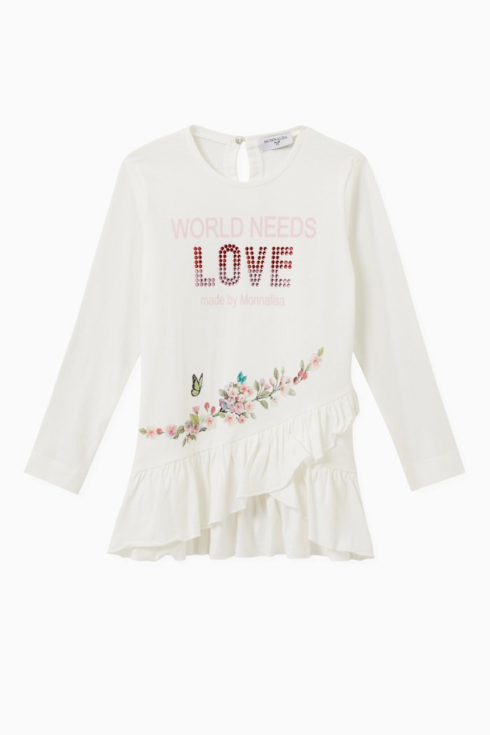 

Love T-shirt in Jersey, Neutral