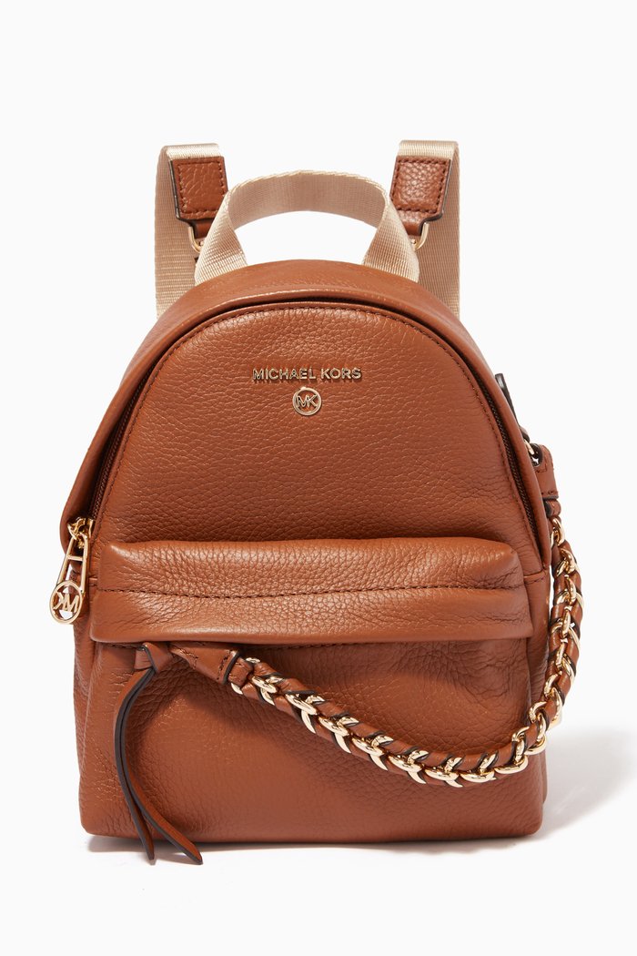

Extra Small Slater Backpack in Leather, Brown