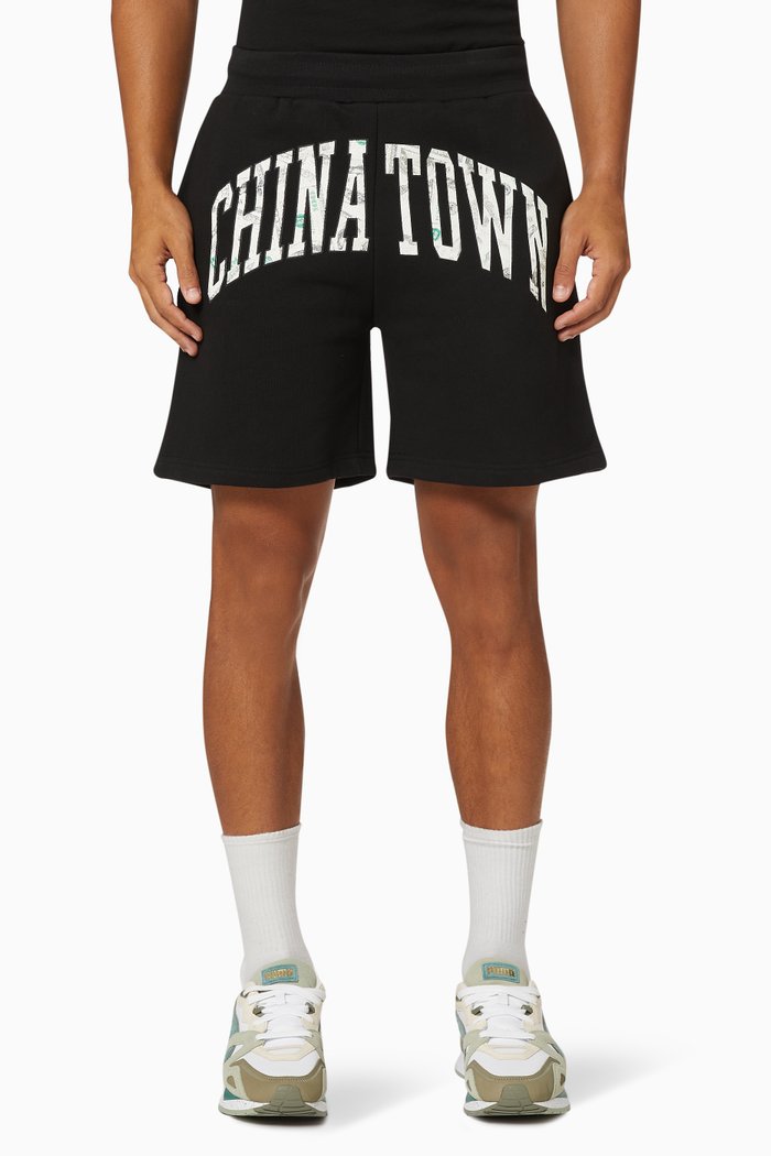 

Money Arc Sweatshorts in Cotton Jersey, Black