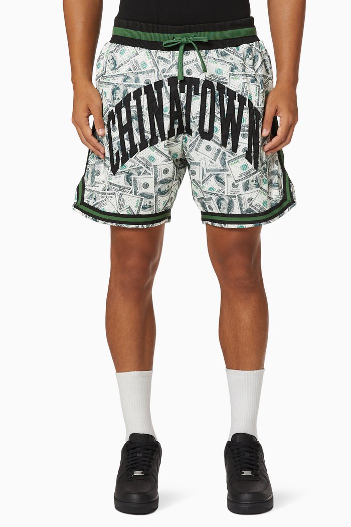 

Money Arc Shorts in Jersey Mesh, Black