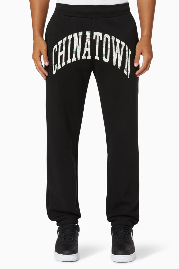 

Money Arc Sweatpants in Cotton Jersey, Black