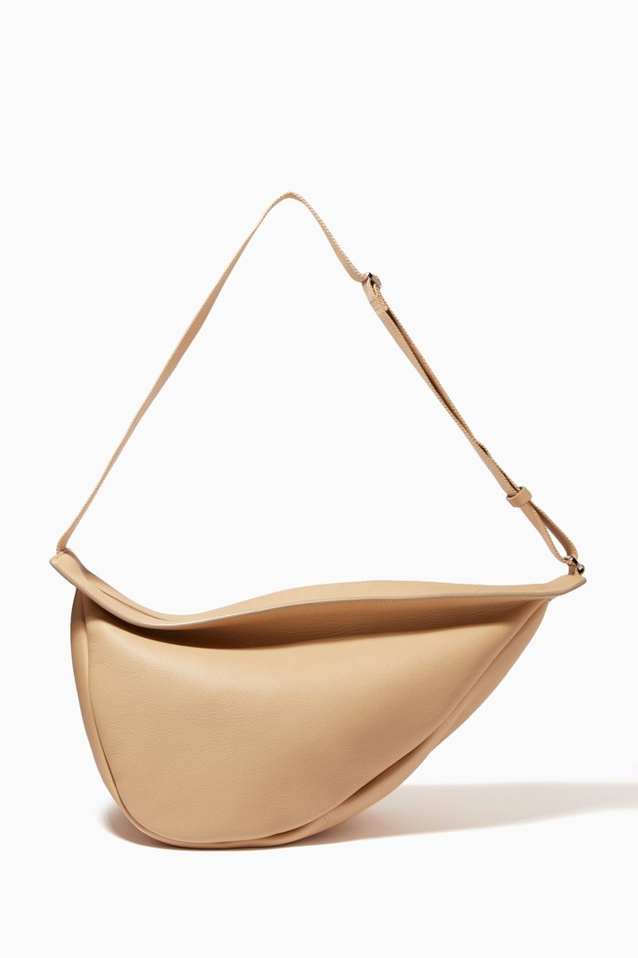 

Slouchy Banana Large Bag in Leather, Brown