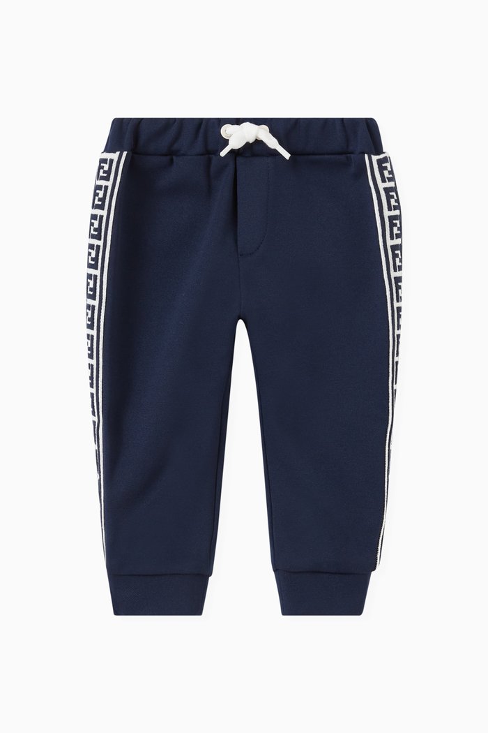 

FF Tape Sweatpants in Cotton, Blue