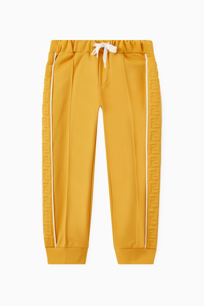 

FF Tape Sweatpants in Cotton, Yellow