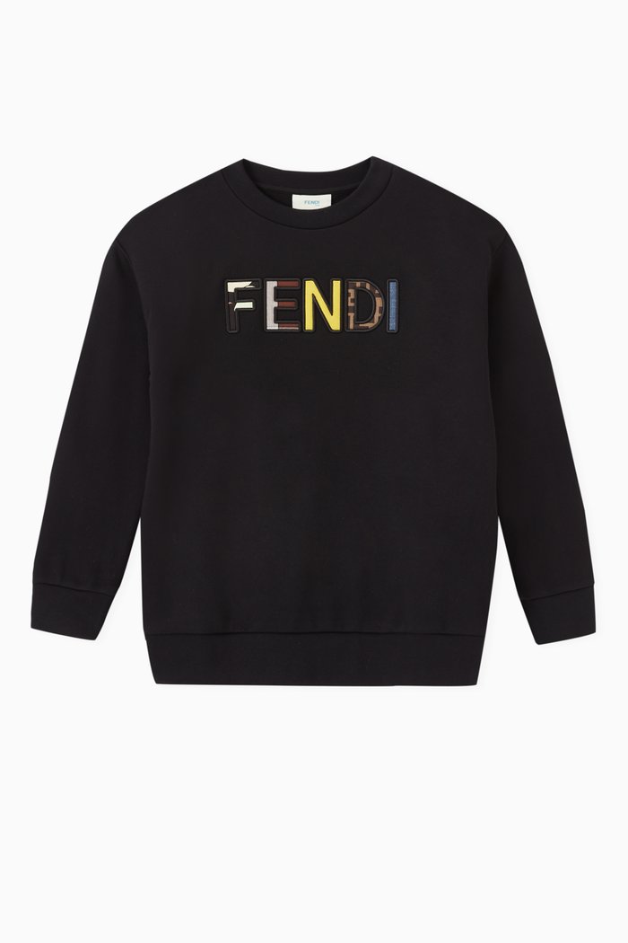 

Logo Sweatshirt in Cotton, Black