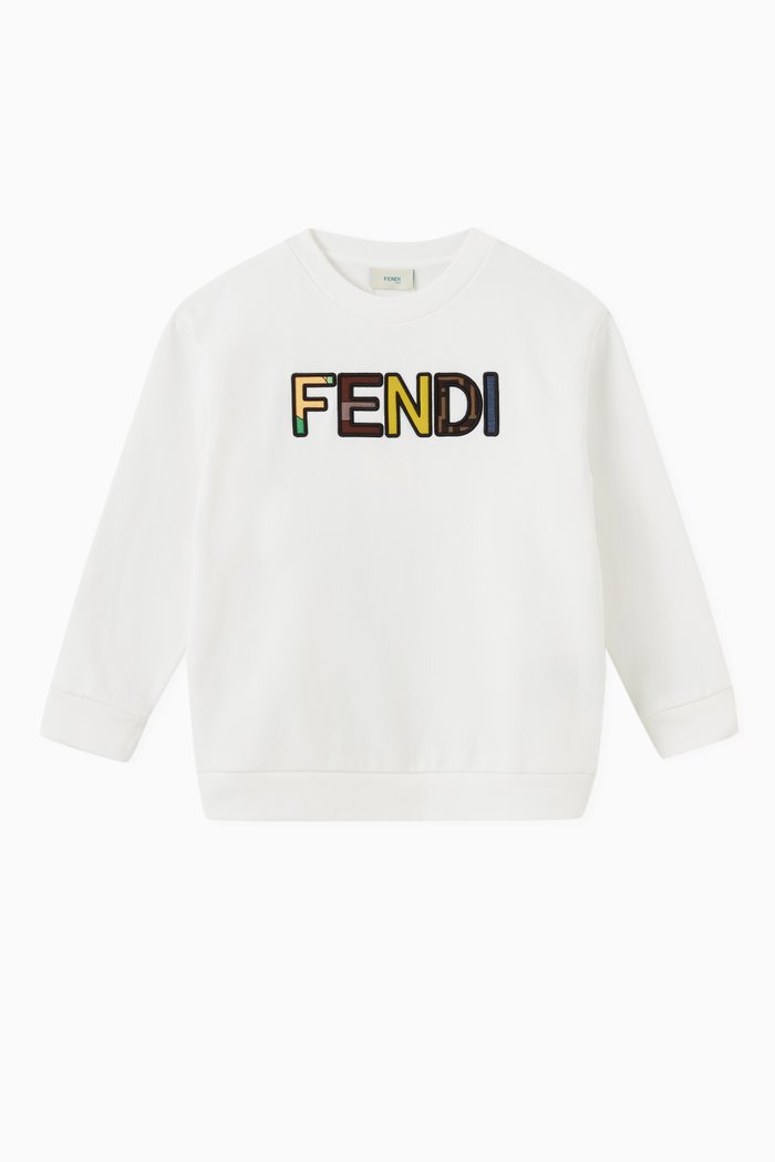 

Logo Sweatshirt in Cotton, White
