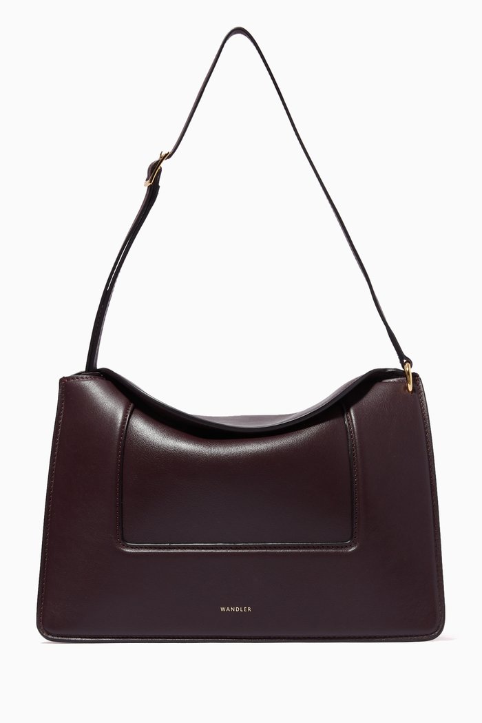 

Penelope Crossbody in Smooth Calf Leather, Purple