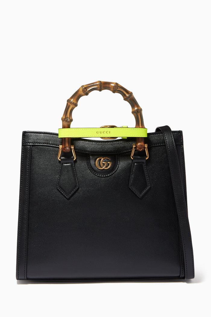 

Gucci Diana Small Tote Bag in Leather, Black