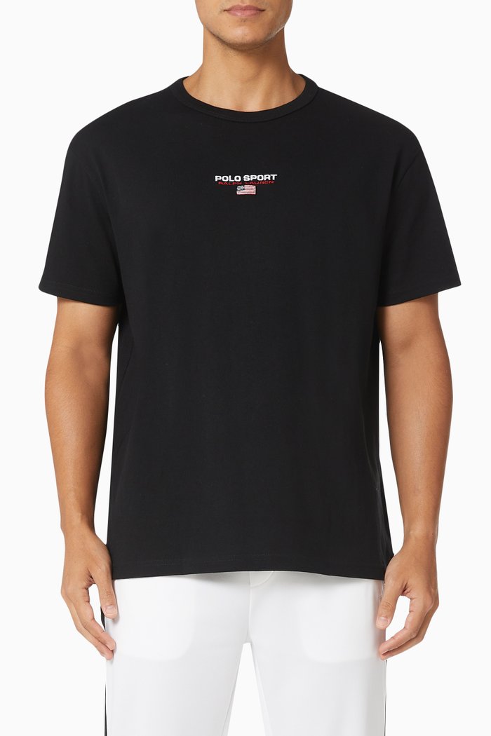 

Polo Sport Classic Fit T-Shirt in Cotton Blend, Black