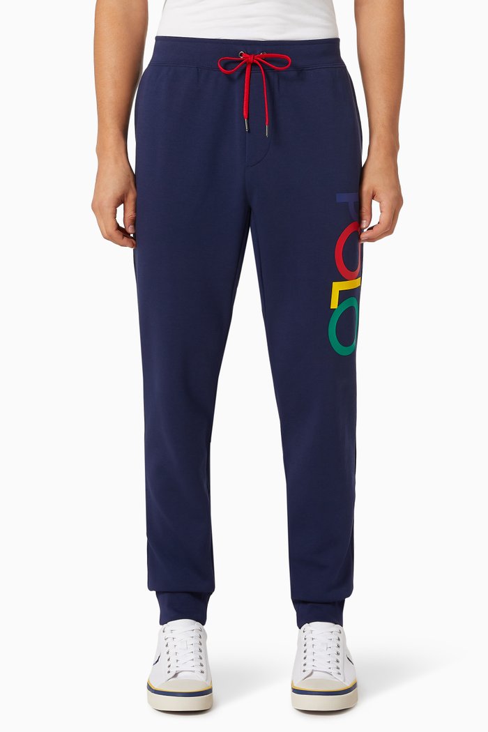 

Polo Sweatpants in Fleece Jersey, Blue