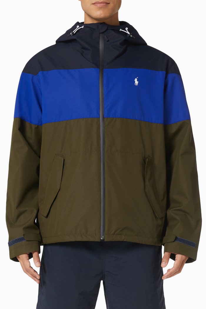 

Portland Lined Windbreaker in Polyester, Multicolour