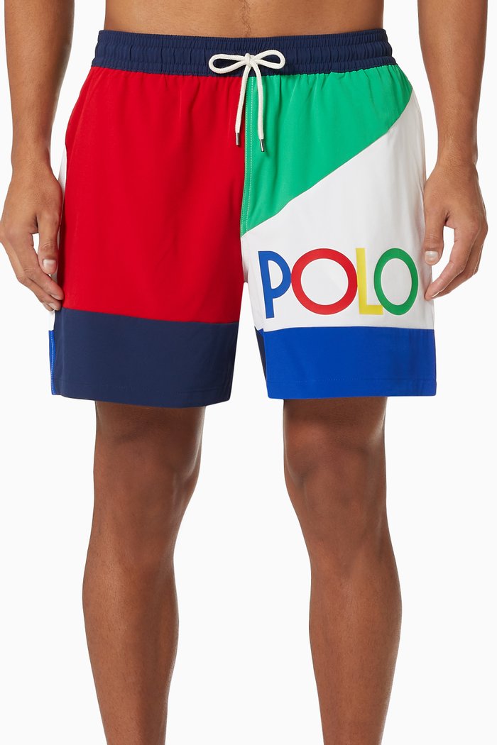 

Colour-blocked Traveler Swim Trunks, Multicolour