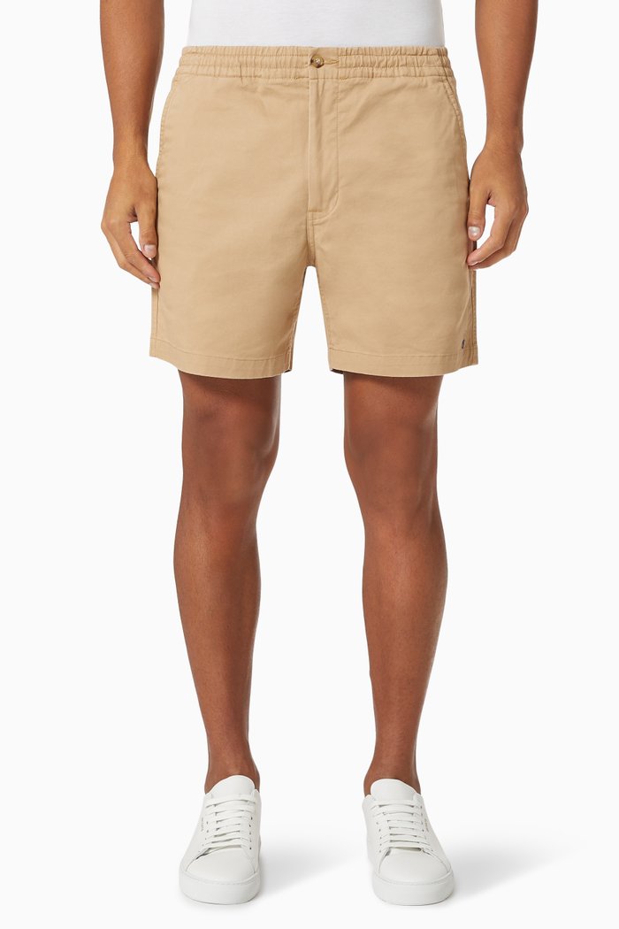 

6-Inch Polo Prepster Shorts in Stretch Cotton Twill, Neutral