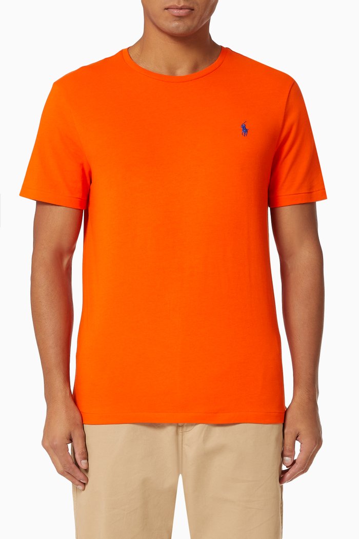 

Custom Slim Fit T-shirt in Cotton, Orange