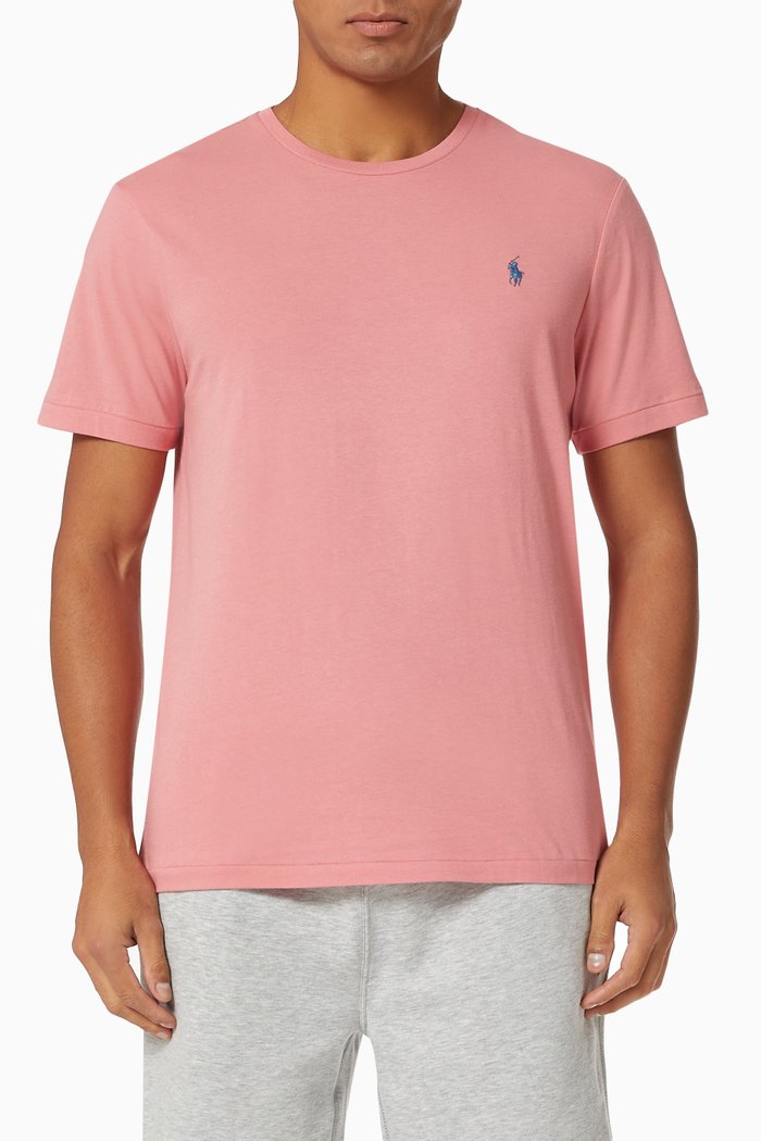 

Custom Slim Fit T-shirt in Cotton, Pink