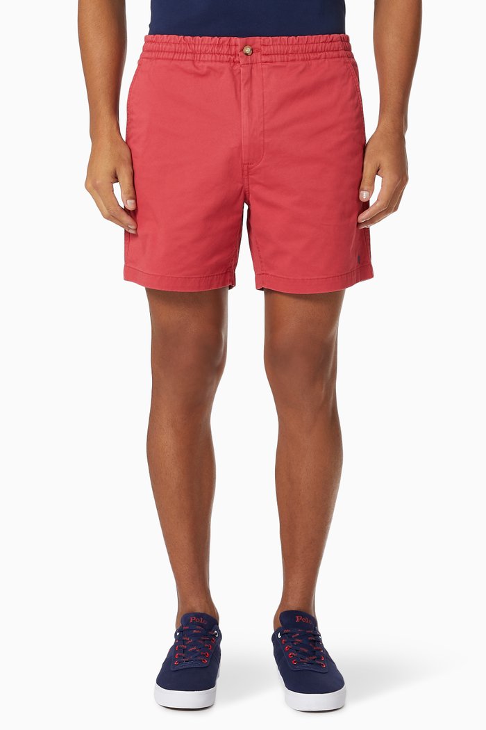 

6-Inch Polo Prepster Shorts in Stretch Cotton Twill, Red