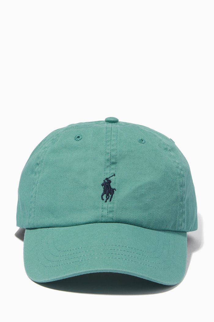 

Baseball Cap in Sustainable Cotton Chino, Green
