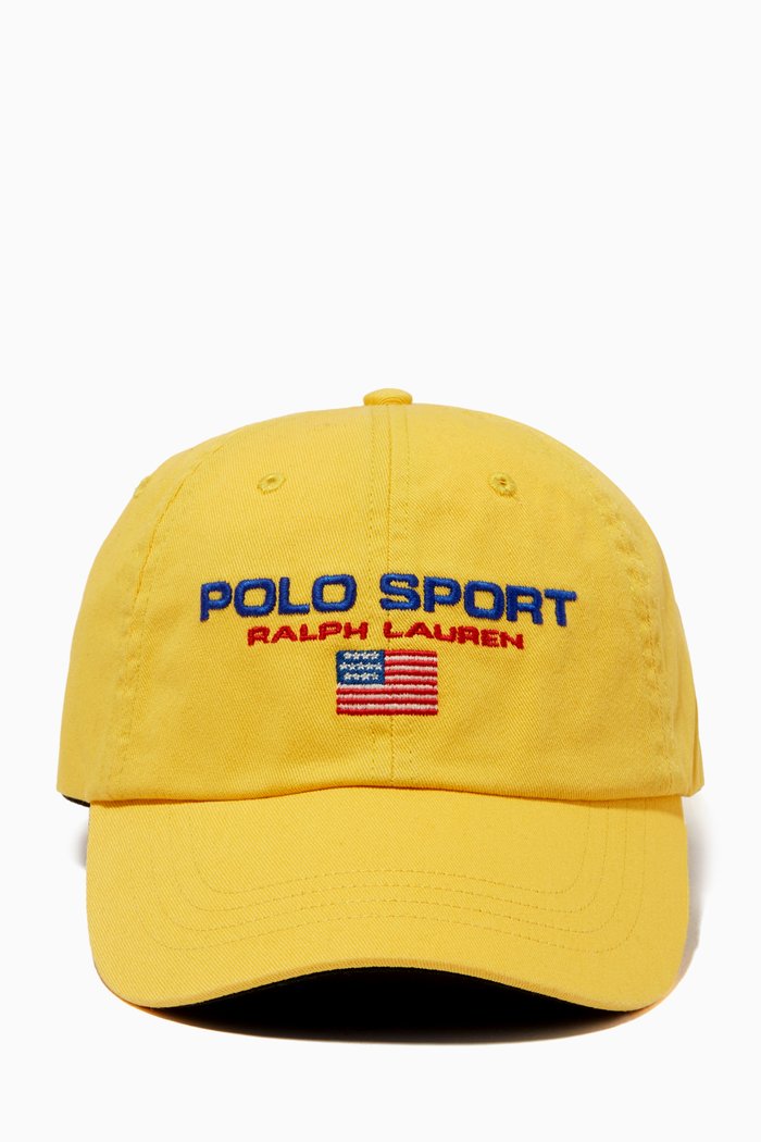 

Polo Sport Ball Cap in Cotton Chino, Yellow