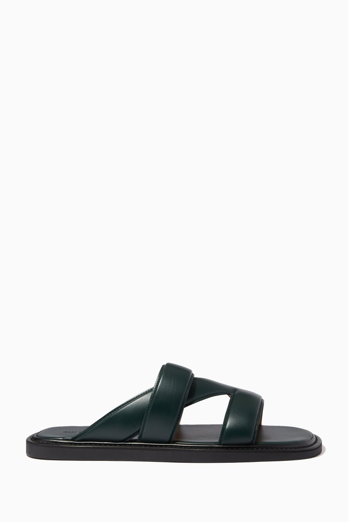 

Sandals in Calfskin, Blue