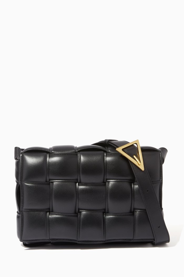 

Padded Cassette Bag in Nappa, Black