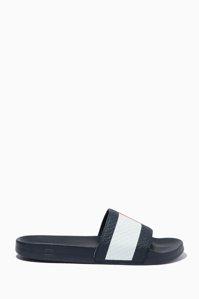 

Embossed Flag Pool Slides, Blue