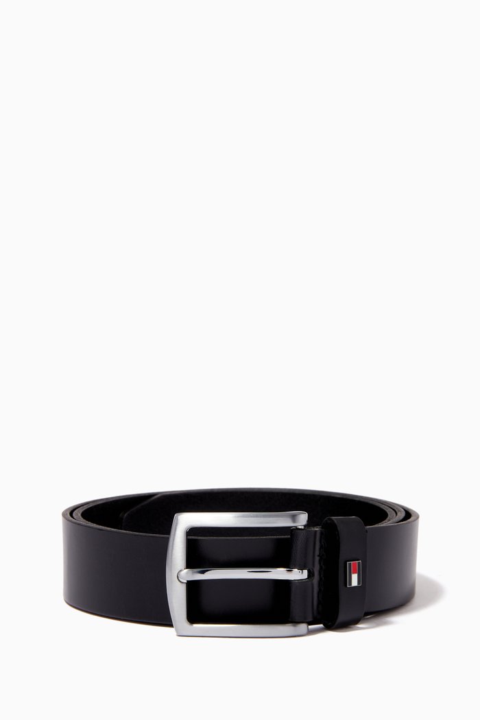 

Denton Belt in Leather, Black