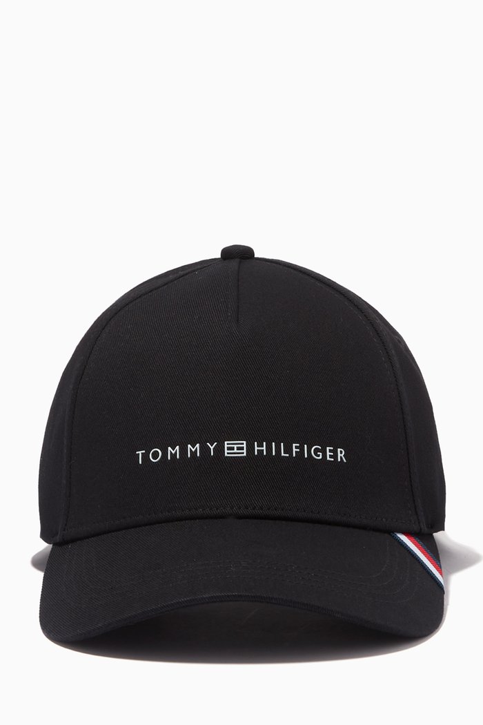 Uptown Cap in Cotton, Black