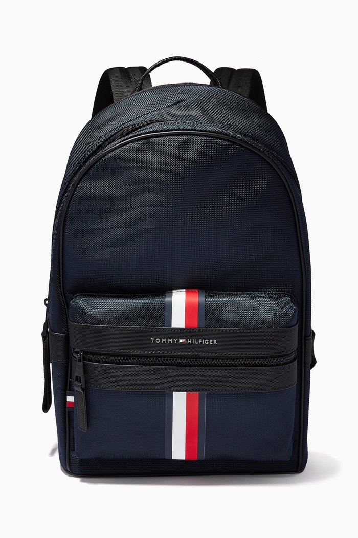 

Elevated Backpack in Nylon, Blue