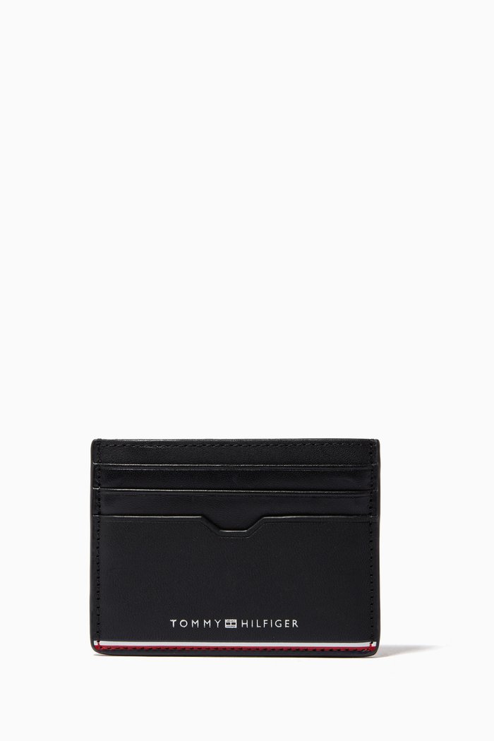 

Commuter Card Holder in Leather, Black
