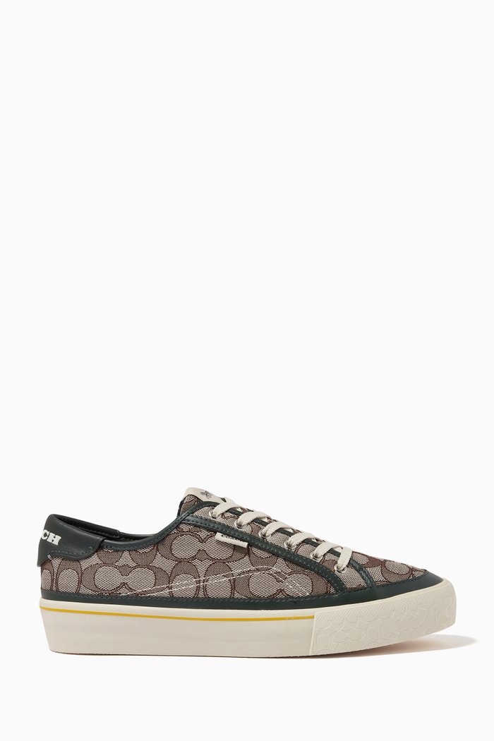 

Citysole Platform Sneakers in Signature Jacquard, Brown