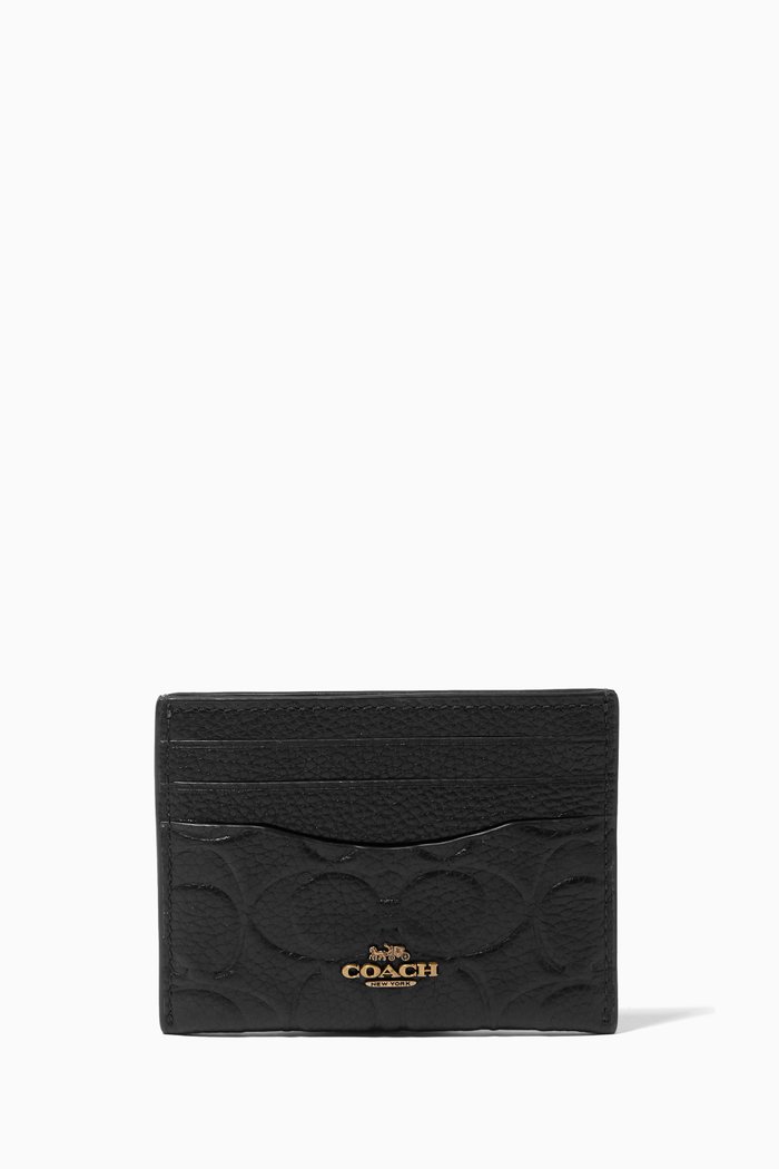 

Card Case in Signature Leather, Black