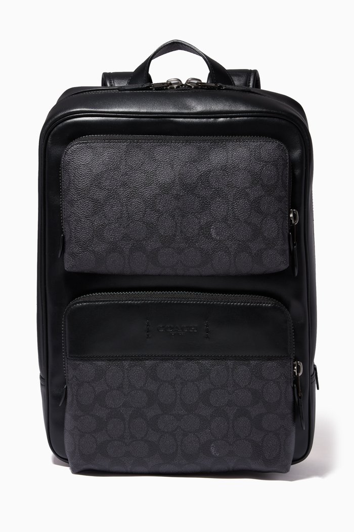 

Gotham Backpack in Signature Canvas, Black