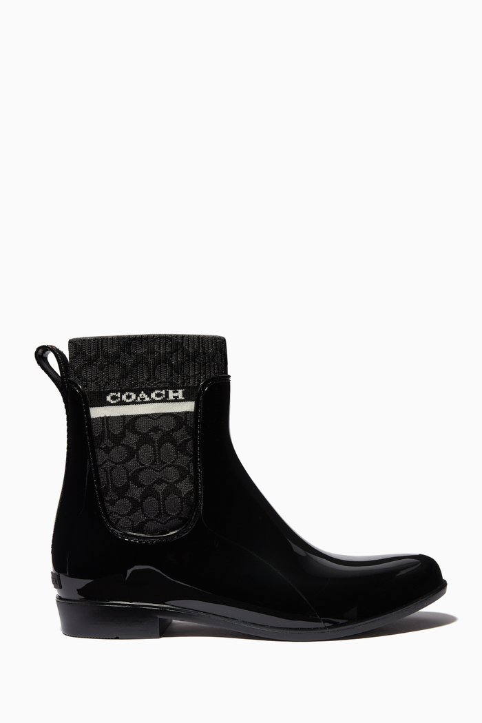 

Rivington Rain Booties in Rubber, Black