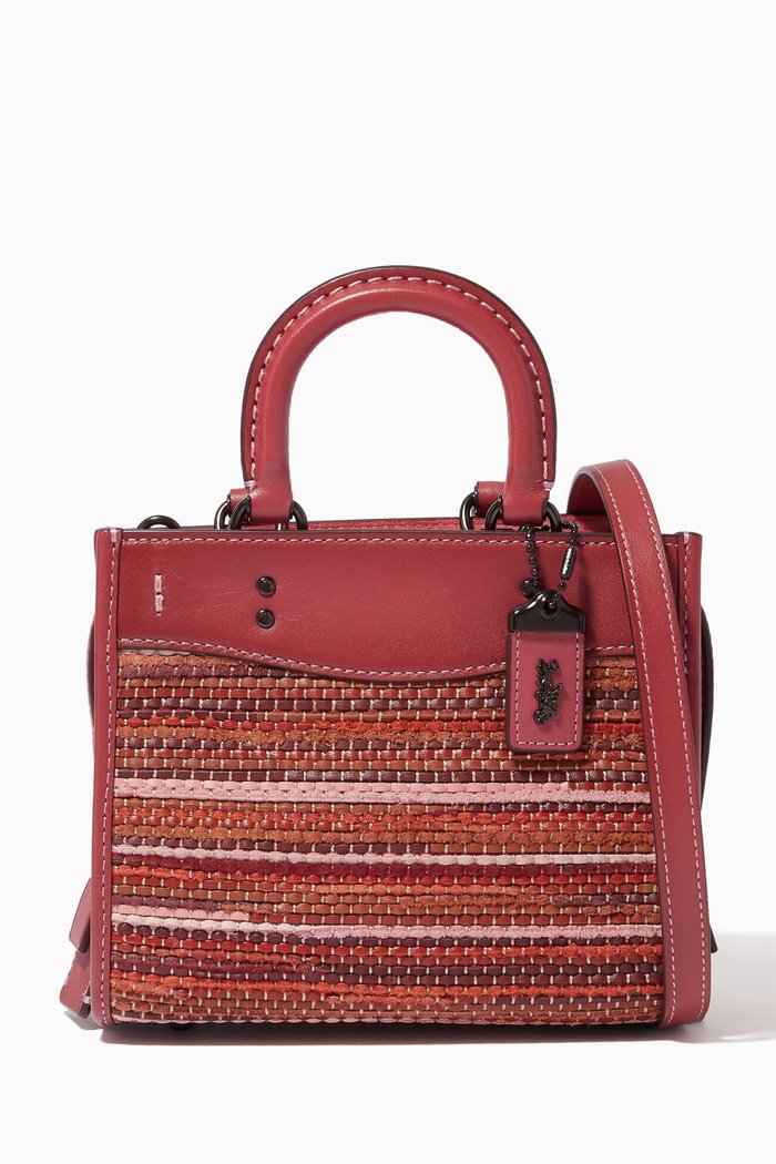

Rogue 17 Bag in Upwoven Leather, Red